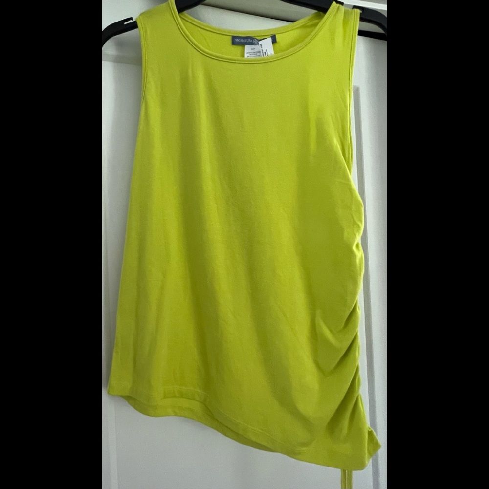NWT Asymmetrical Ruched Top